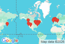 Map of where members are who play this tune.