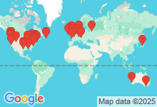 Map of where members are who play this tune.