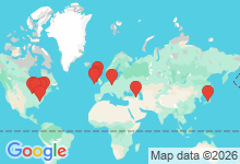 Map of where members are who play this tune.