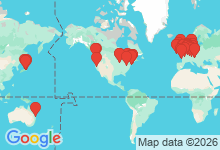 Map of where members are who play this tune.
