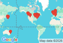 Map of where members are who play this tune.