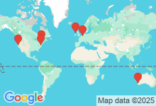 Map of where members are who play this tune.