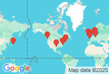 Map of where members are who play this tune.