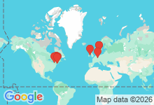 Map of where members are who play this tune.