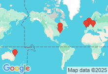 Map of where members are who play this tune.