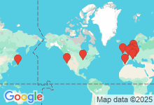Map of where members are who play this tune.