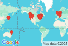 Map of where members are who play this tune.