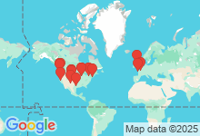 Map of where members are who play this tune.