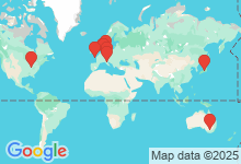 Map of where members are who play this tune.