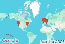 Map of where members are who play this tune.