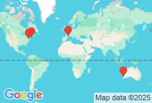 Map of where members are who play this tune.