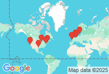 Map of where members are who play this tune.