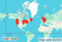 Map of where members are who play this tune.