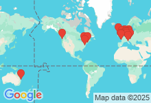 Map of where members are who play this tune.