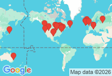 Map of where members are who play this tune.