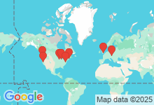 Map of where members are who play this tune.