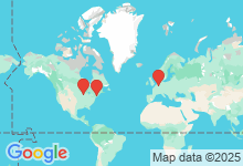 Map of where members are who play this tune.