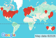Map of where members are who play this tune.