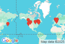 Map of where members are who play this tune.