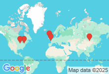 Map of where members are who play this tune.