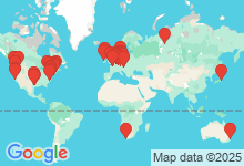 Map of where members are who play this tune.