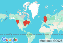 Map of where members are who play this tune.