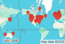 Map of where members are who play this tune.