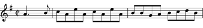 Transcription of first 2 bars of Smoky House